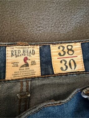 3 pair Bundle 1 pair of RedHead Mens Blue Denim Jeans, 2 pair of Levi’s 38x30